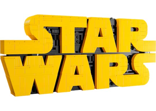 LEGO® Star Wars™ Brick-Built Star Wars Logo Sign 75407